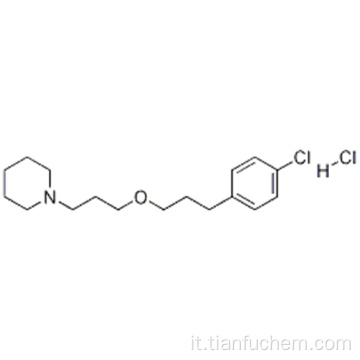 Piperidina, 1- [3- [3- (4-clorofenil) propoxy] propil] -, cloridrato CAS 903576-44-3